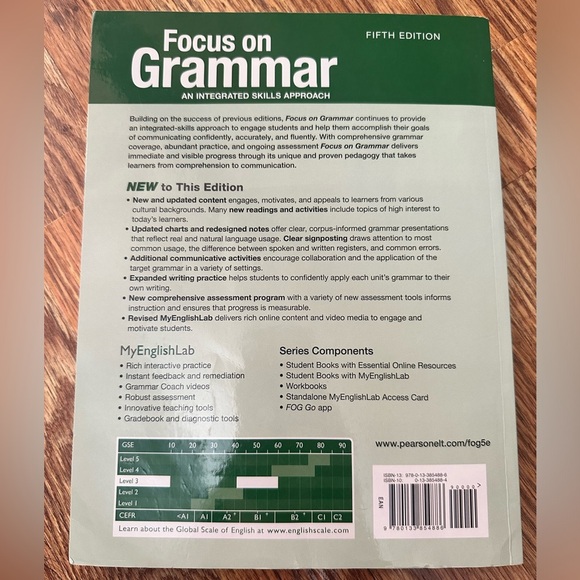 🆕 Focus on Grammar 3 with MyEnglishLab (5th Edition)
5th Edition - Picture 8 of 11